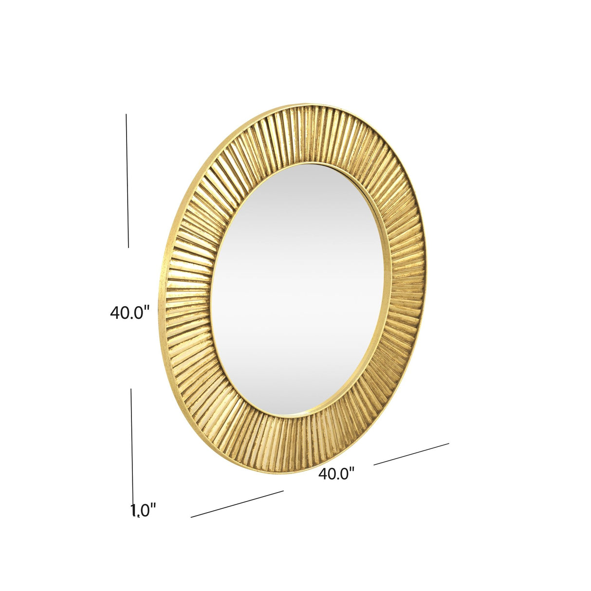 Midtown - Wall Mirror - Gold