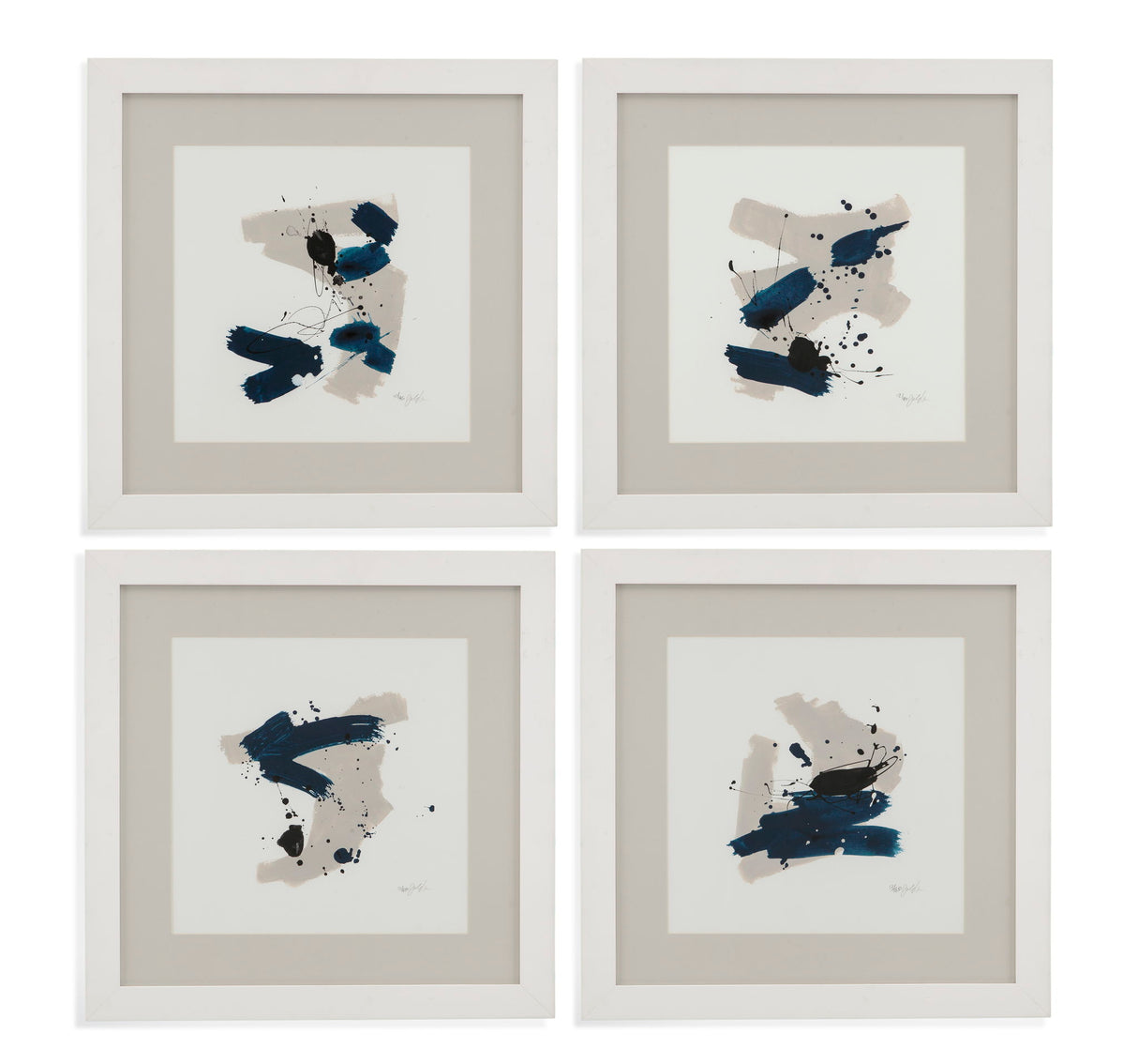 Kanji IX Framed Print - Beige