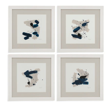 Kanji IX Framed Print - Beige