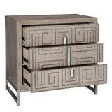 Devya - Accent Chest - Gray Oak
