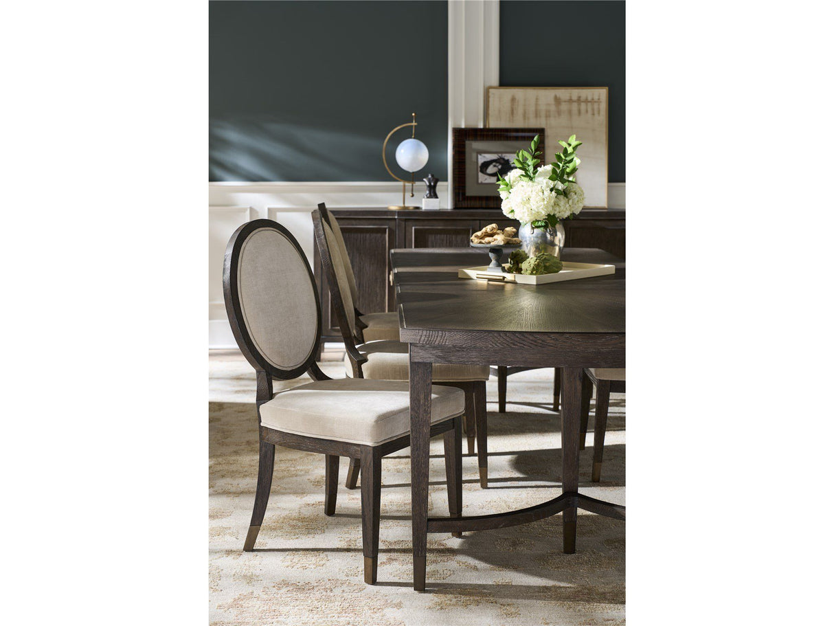 Montclair - Oval Side Chair - Cocoa