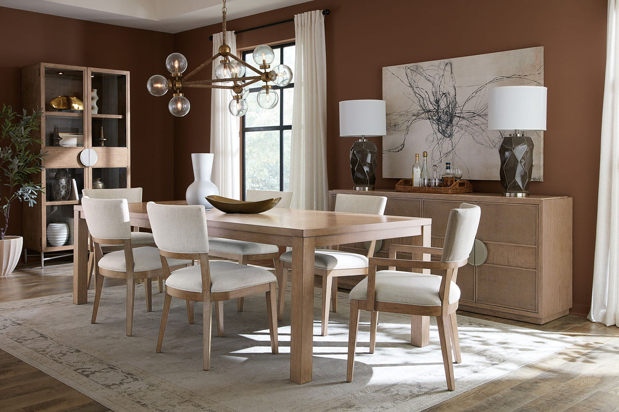 Sonnet - Rectangular Dining Table With One 18" Leaf - Dark Gray