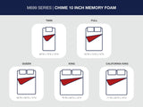 10 Inch Chime Memory Foam - Firm Memory Foam Mattress