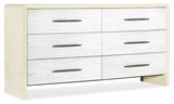 Cascade - 6-Drawer Dresser - White