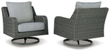 Elite Park - Swivel Lounge w/ Cushion - Gray