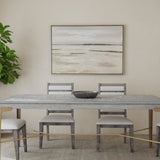 Silver Landscape Canvas Art - Gray