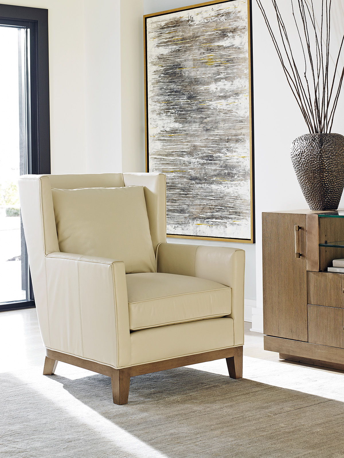 Shadow Play - Turnberry Media Console - Light Brown