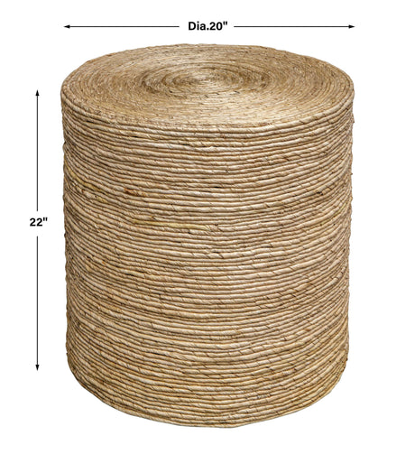 Rora - Round Accent Table - Light Brown
