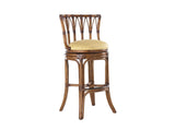 Island Estate - South Beach Swivel Bar Stool - Dark Brown