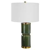 26" Table Lamp - Dark Green