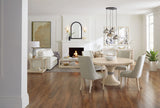 Nouveau Chic - Rectangle Wood Dining Table With 1-22" Leaf - Light Brown