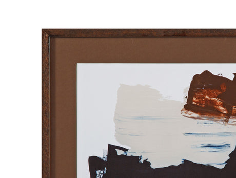 Goldenrod Patch I Framed Print - Black