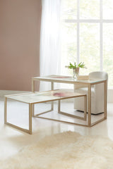Blossoming Hope - Writing Desk - Gold