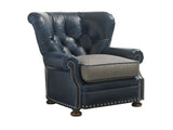 Lexington Leather - Elle Leather Chair - Blue
