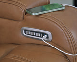 Knightington - Power Reclining Loveseat With Audio Seating
