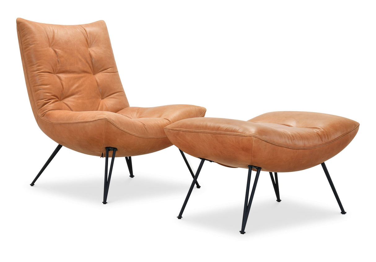 Kayne - Ottoman - Light Brown