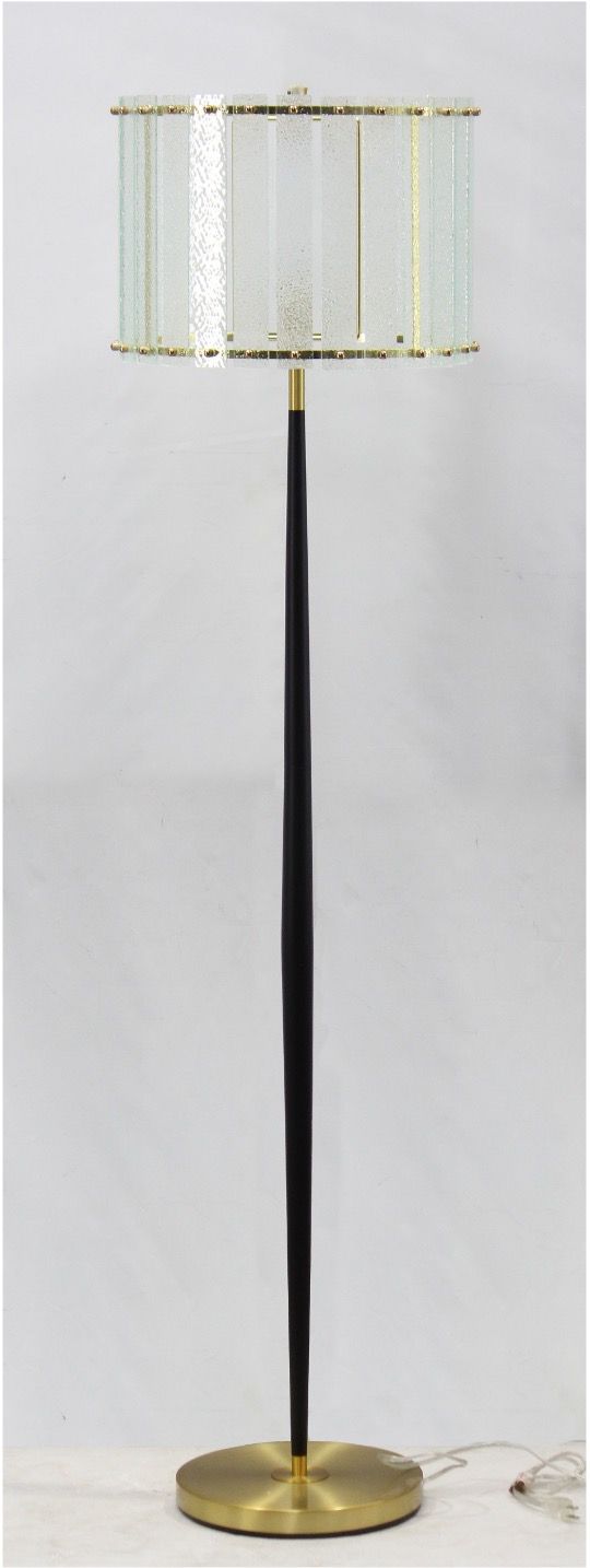 Luca - Floor Lamp - Black / Gold