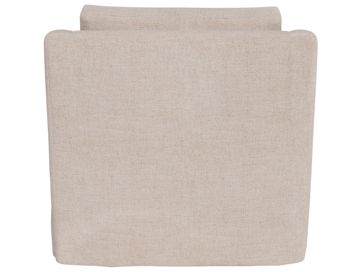 Asher - Slipcover Swivel Chair Outdoor, Special Order - Beige