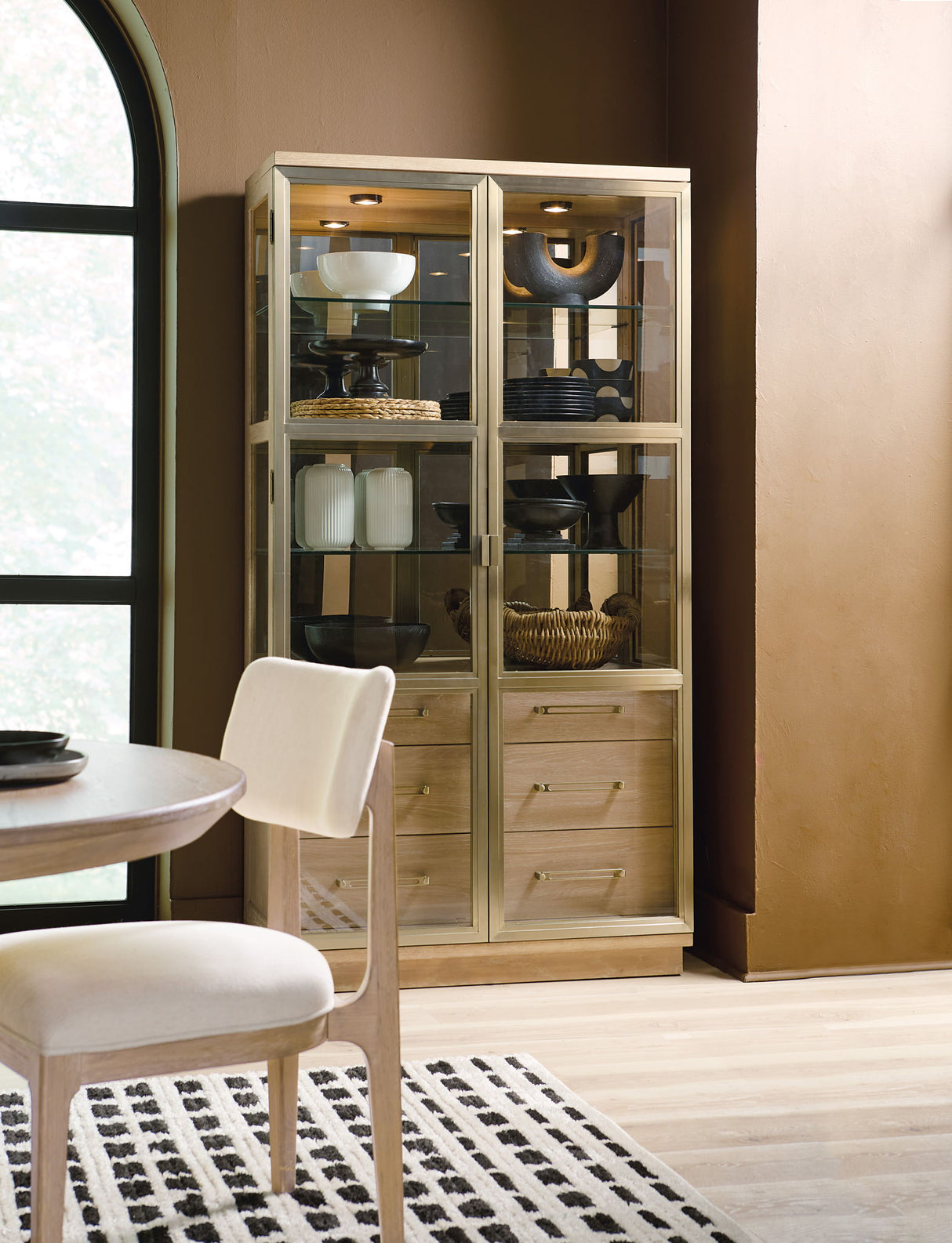 Banyon Bay - Display Cabinet - Desert Oak