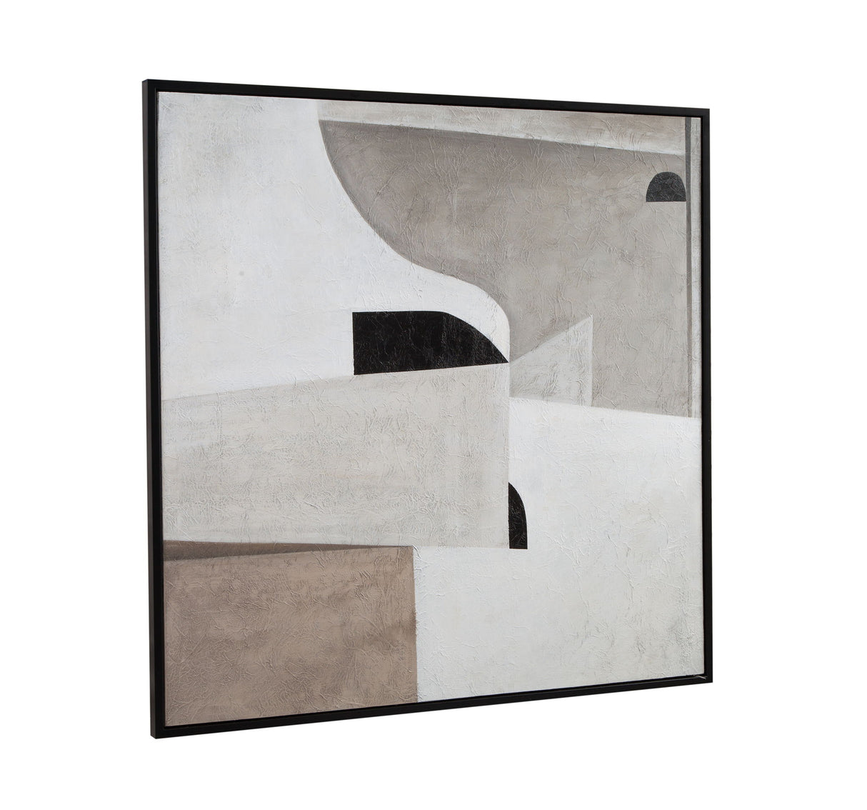 Rakava Framed Canvas - Black