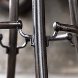 Westlyn - Industrial Bar Stool - Brown, Dark & Black