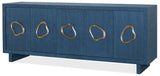 Commerce And Market - Paige Five-Door Credenza - Blue