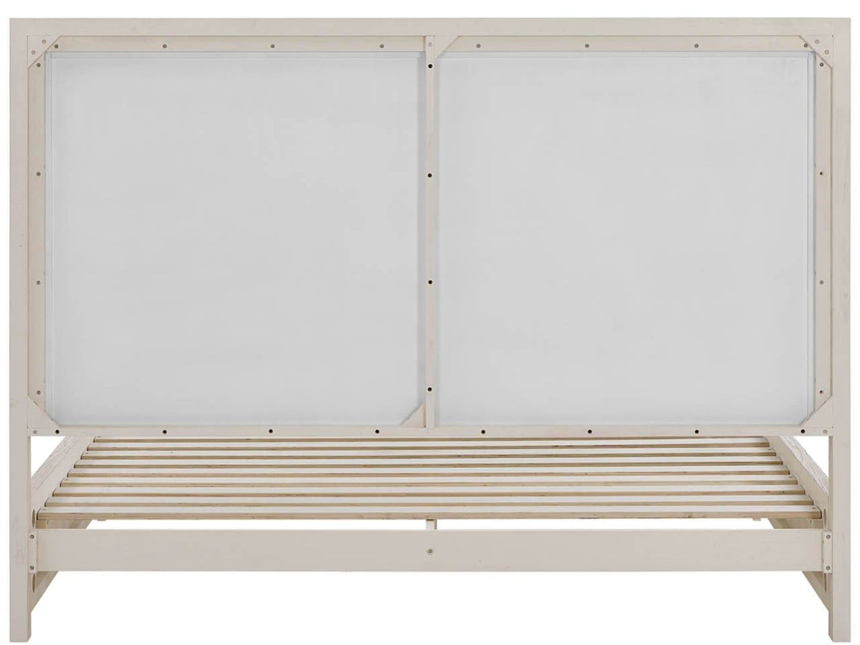 Modern - Panel Bed - Two-Tone