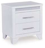 Jarlee - 4 Pc. - King Panel Bed, Dresser, Mirror And Nightstand - White