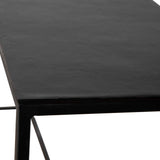 Coreene - Large Industrial Console Table - Black