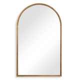 Arch Mirror - Lightly Antiqued Gold