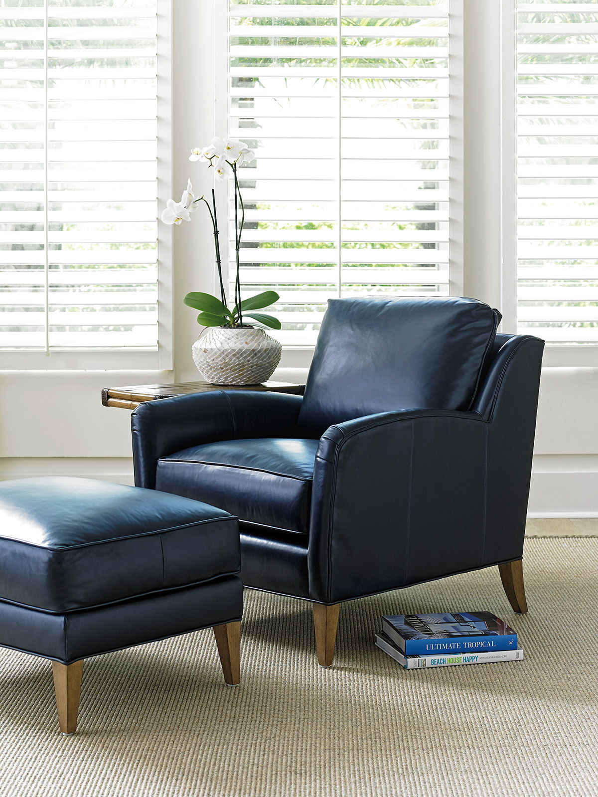 Twin Palms - Coconut Grove Ottoman