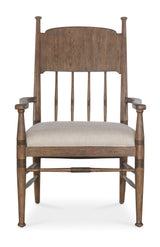 Americana - Upholstered Seat Arm Chair (Set of 2)