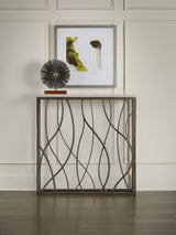 Melange - Thin Metal Console - Dark Gray