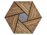 South Beach - Hexagonal Cocktail Table - Dark Gray