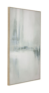 Framed Canvas Misty Crossing - Silver