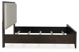Westonfort - California King Upholstered Panel Bed - Espresso
