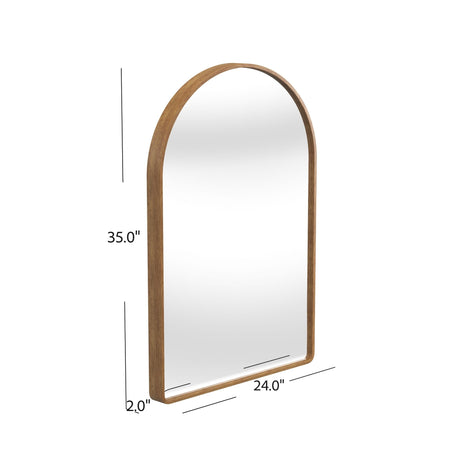Ashalee - Wall Mirror - Dark Brown