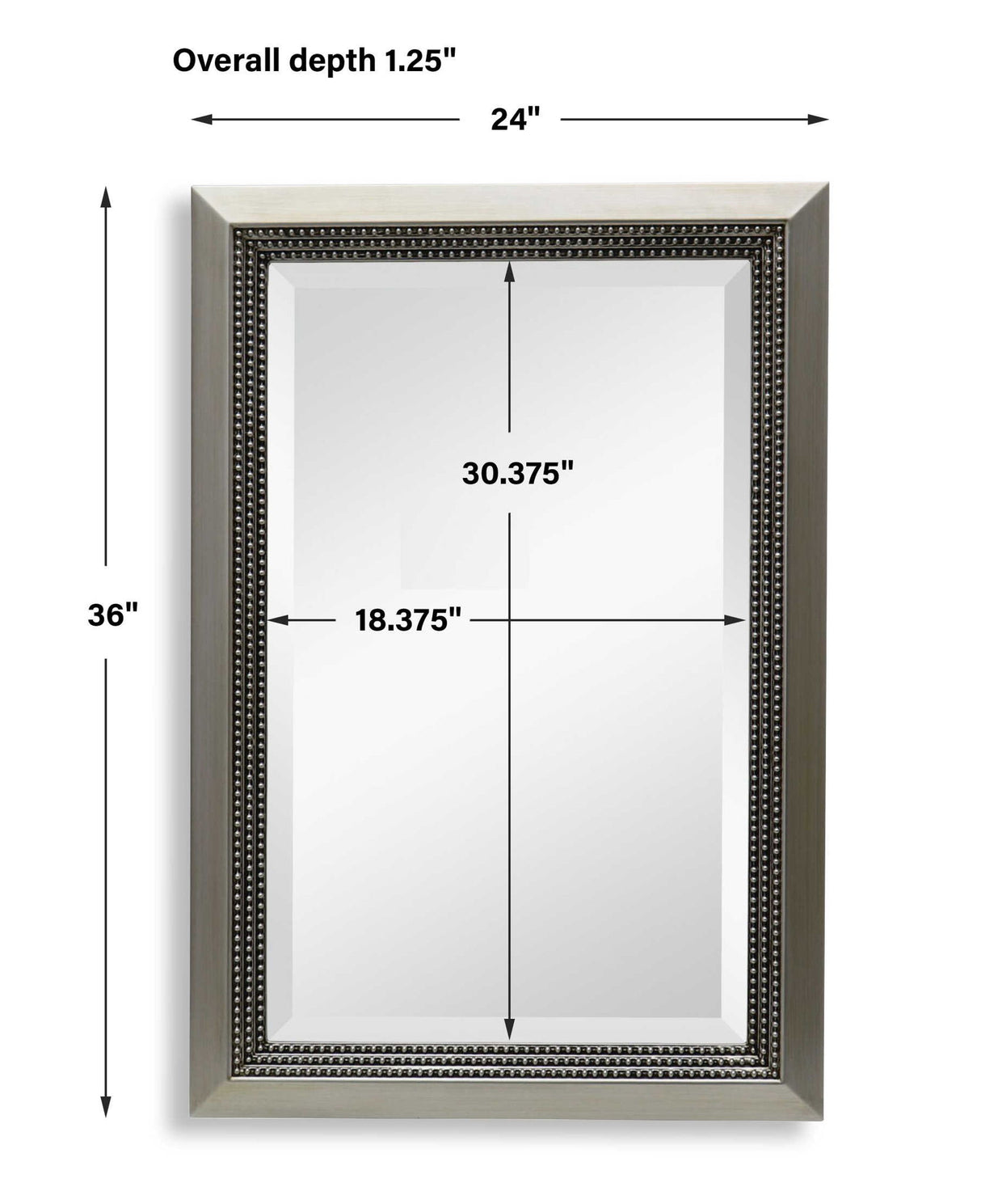 Mirror Vertically Or Horizontally - Warm Silver