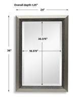 Mirror Vertically Or Horizontally - Warm Silver