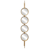 Button - Mirror - Gold