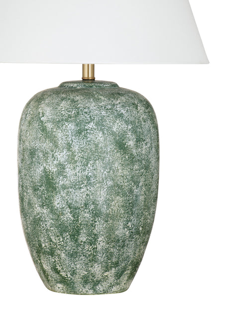 Verde - Table Lamp - Distressed Green