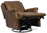 RC - Collier Power Swivel Glider Recliner - Brown