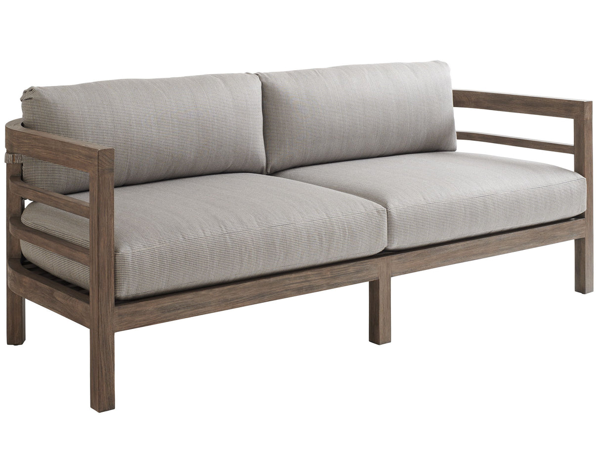 La Jolla - Wood Sofa - Dark Gray