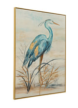 Marshlands Framed Canvas - Beige / Blue