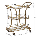 Stassi - Serving Cart - Gold