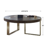 Converge - Round Coffee Table - Black