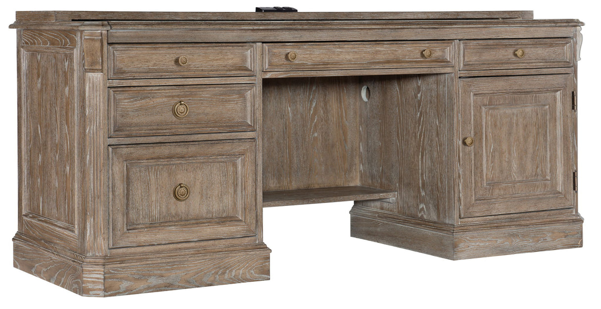 Sutter - Computer Credenza - Light Brown