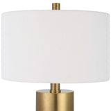 Adelia - Ivory & Brass Table Lamp