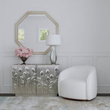 Petal - Bar Cabinet - German Silver