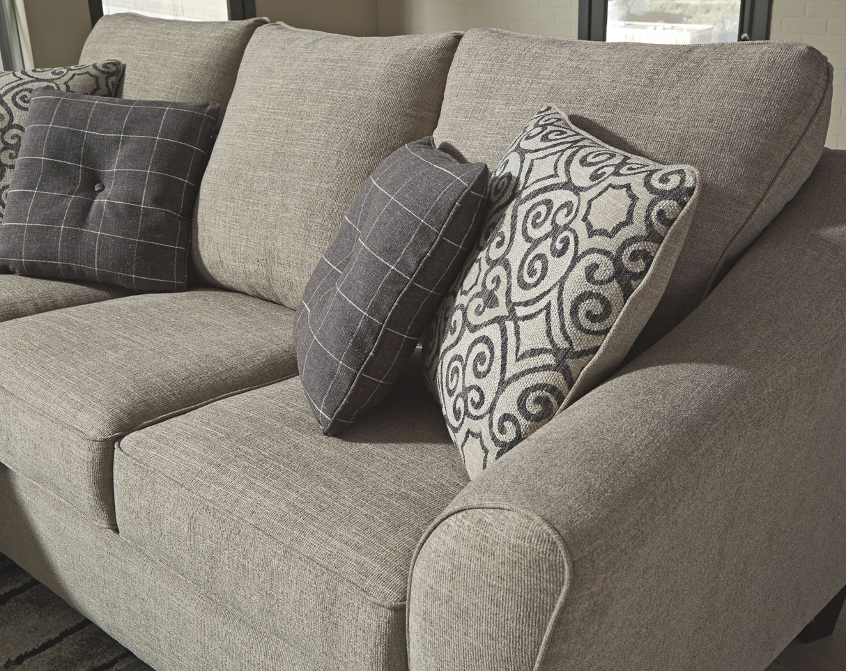 Kestrel - Queen Sofa Chaise Sleeper - Driftwood